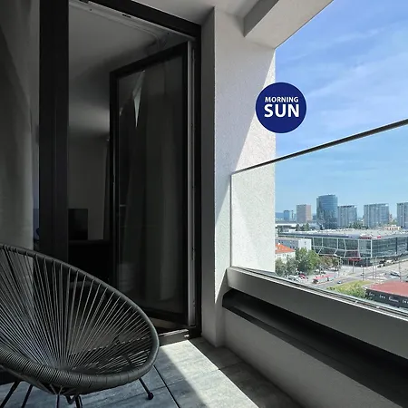 Skyline Designer Flat, Ac & 24-7 Reception Apartman Pozsony